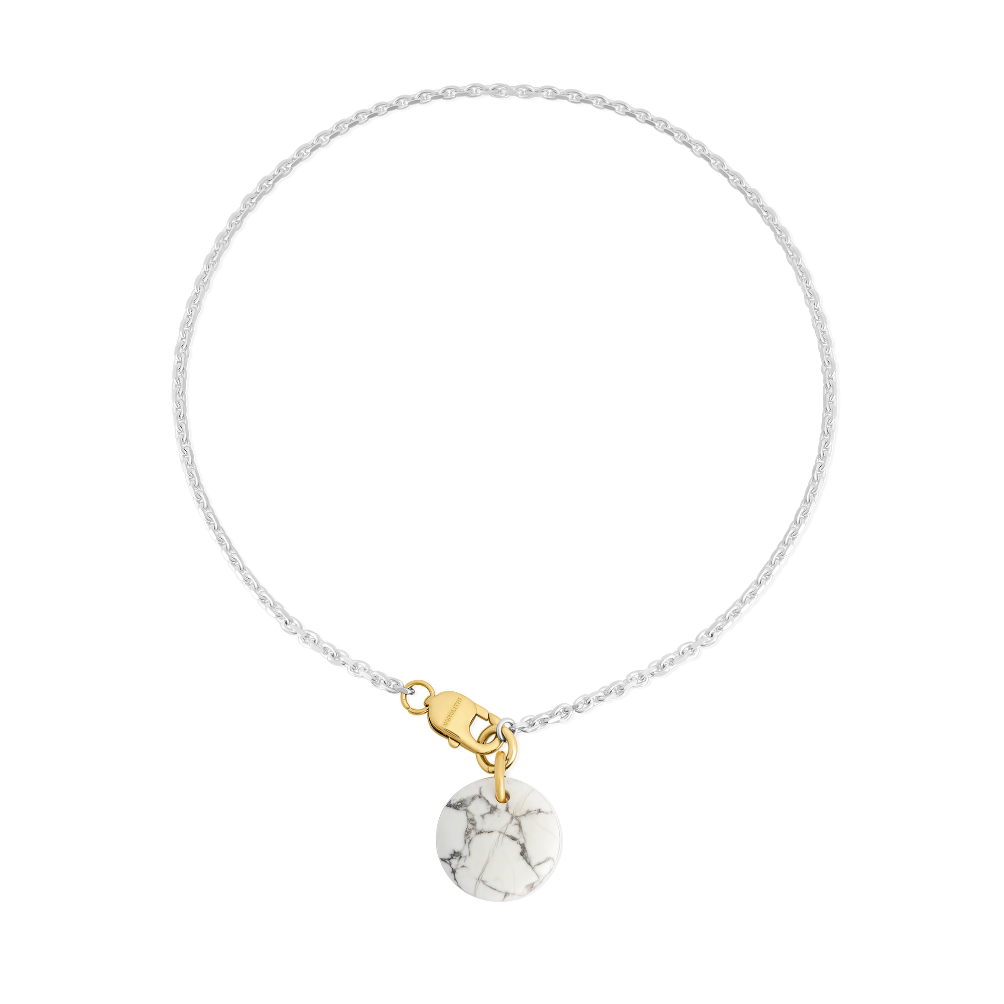 Collier Cabochon Howlite - Sakura