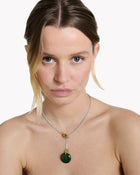 Necklace Cabochon Jade - Sakura