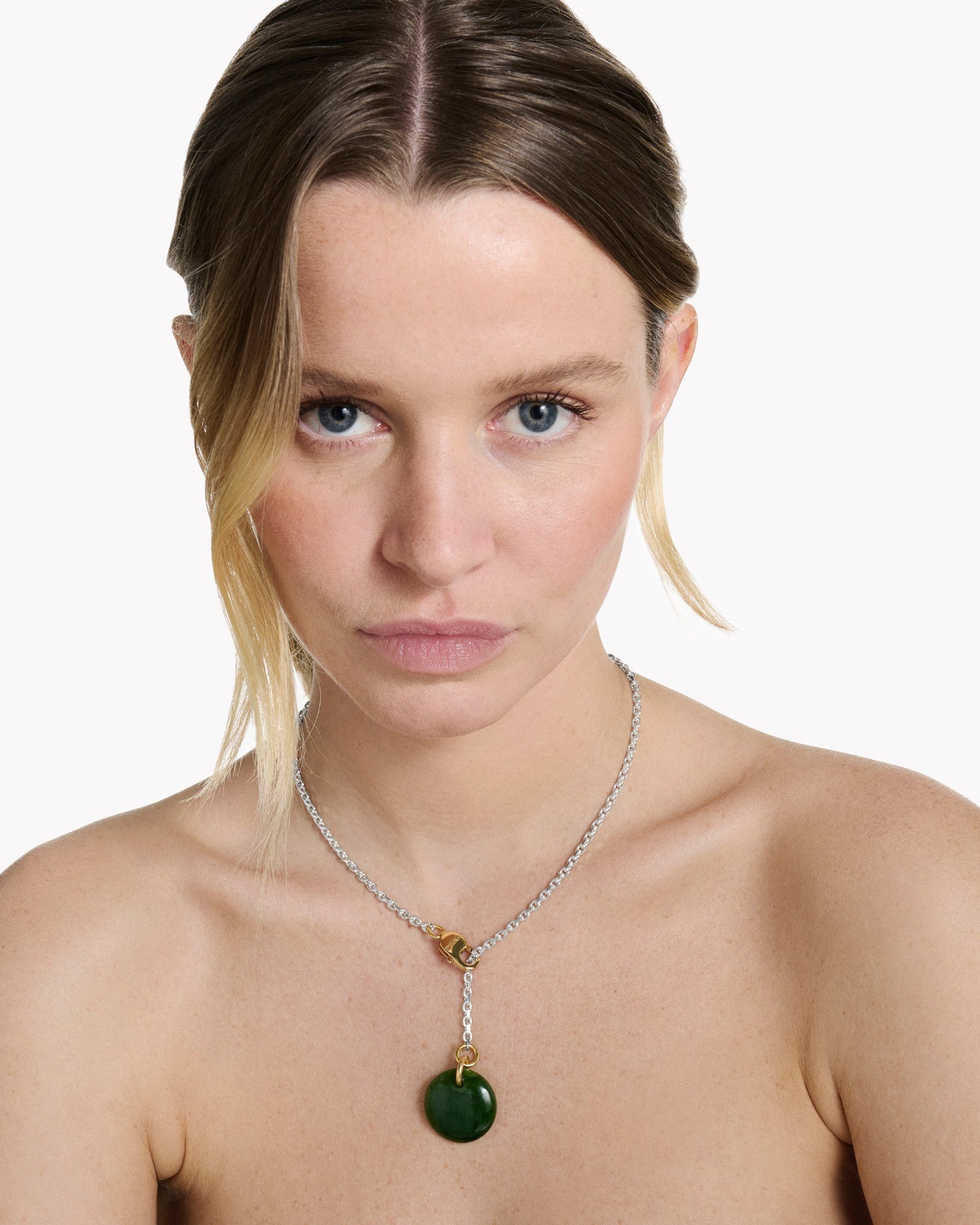 Necklace Cabochon Jade - Sakura
