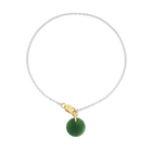 Necklace Cabochon Jade - Sakura