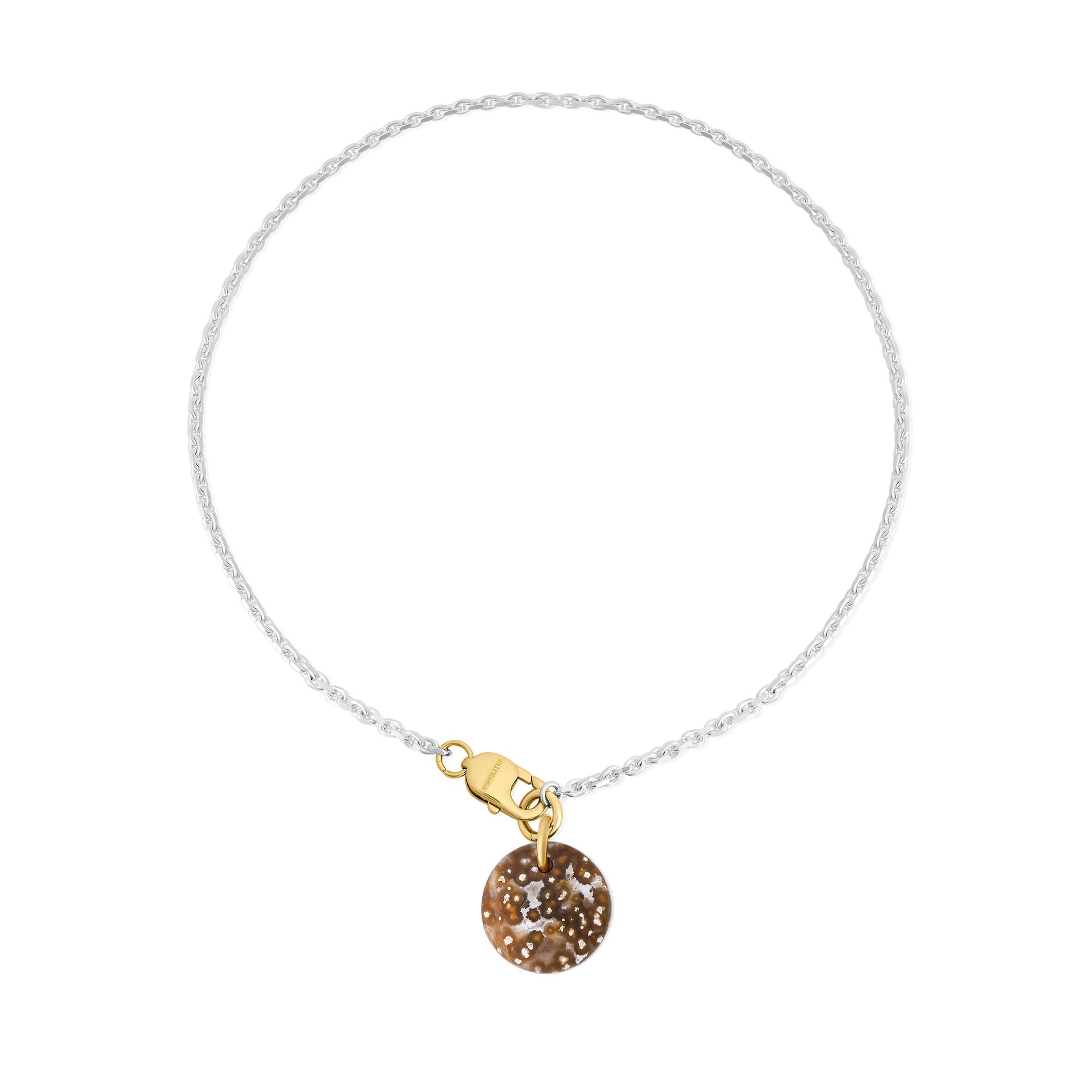 Necklace Cabochon Ocean Jasper - Sakura 