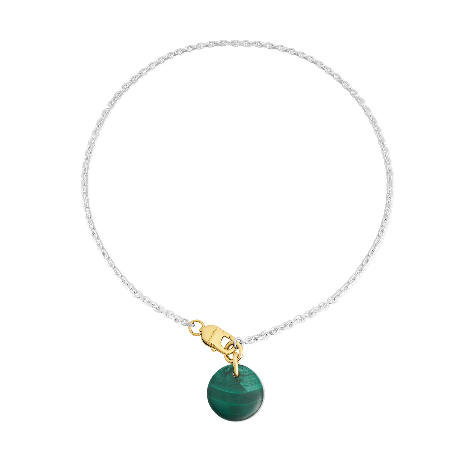 Necklace Cabochon Malachite - Sakura