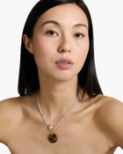 Necklace Cabochon Tiger's Eye - Sakura 