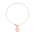 Necklace Cabochon Rose Quartz - Sakura