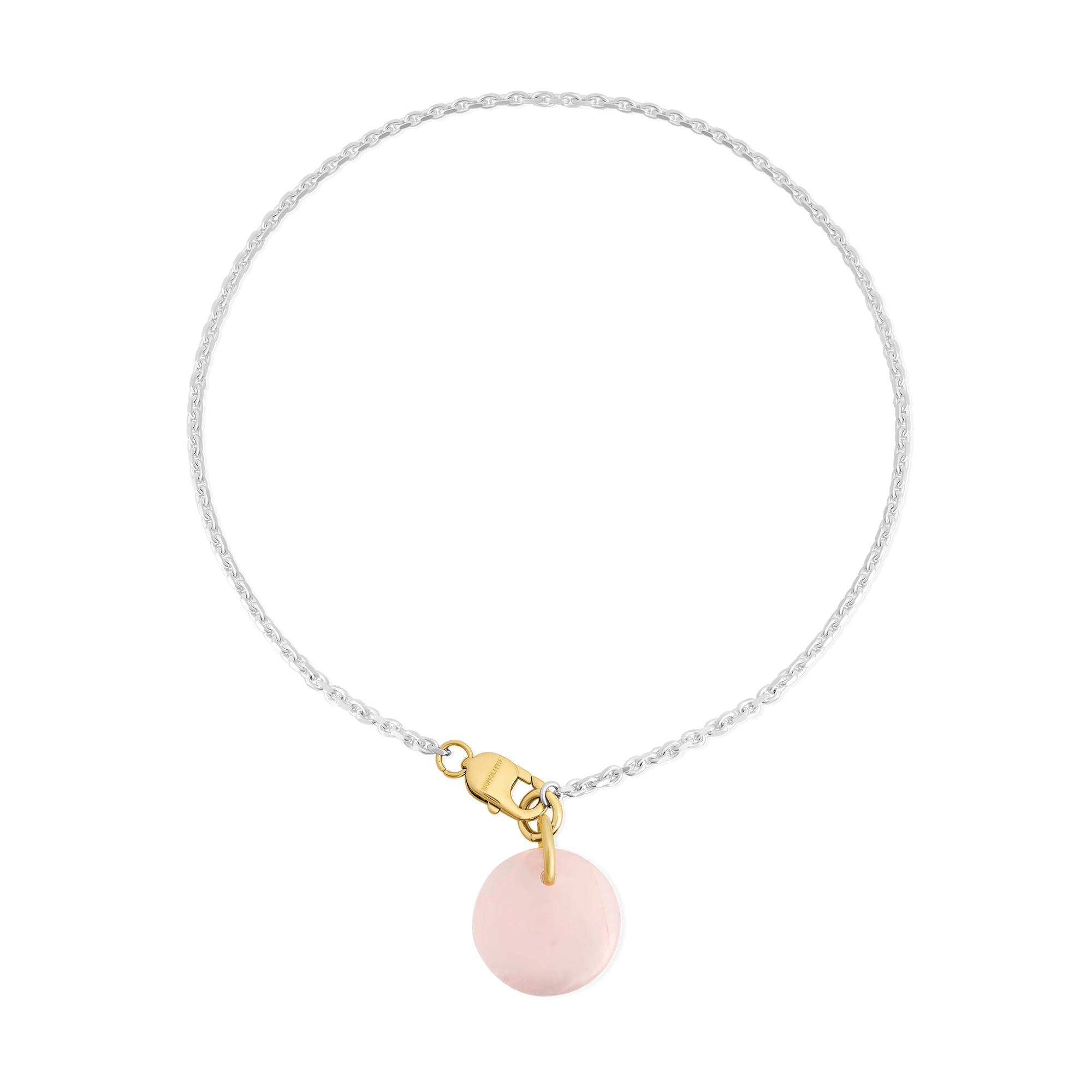 Necklace Cabochon Rose Quartz - Sakura