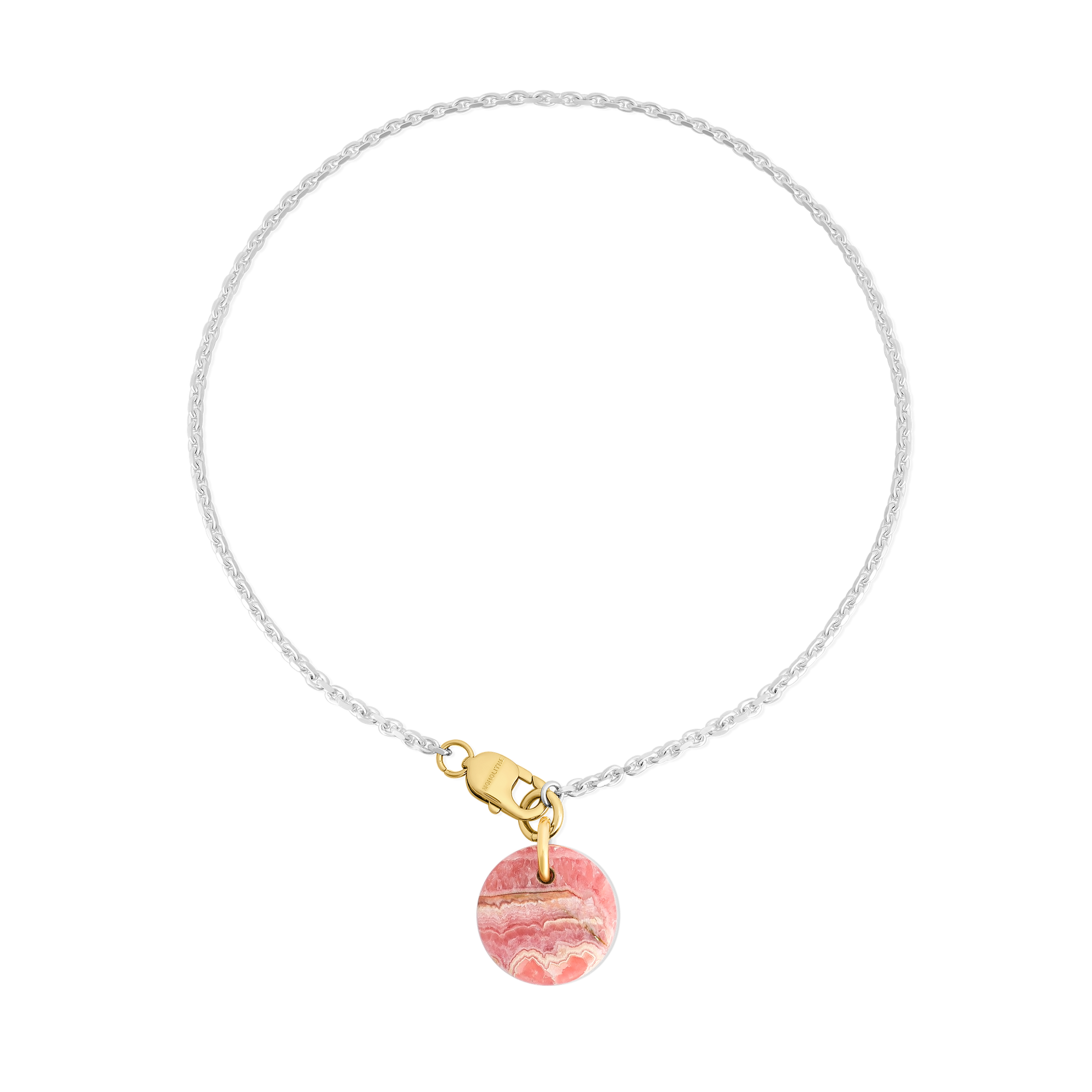 Collier Cabochon Rhodocrosite - Sakura