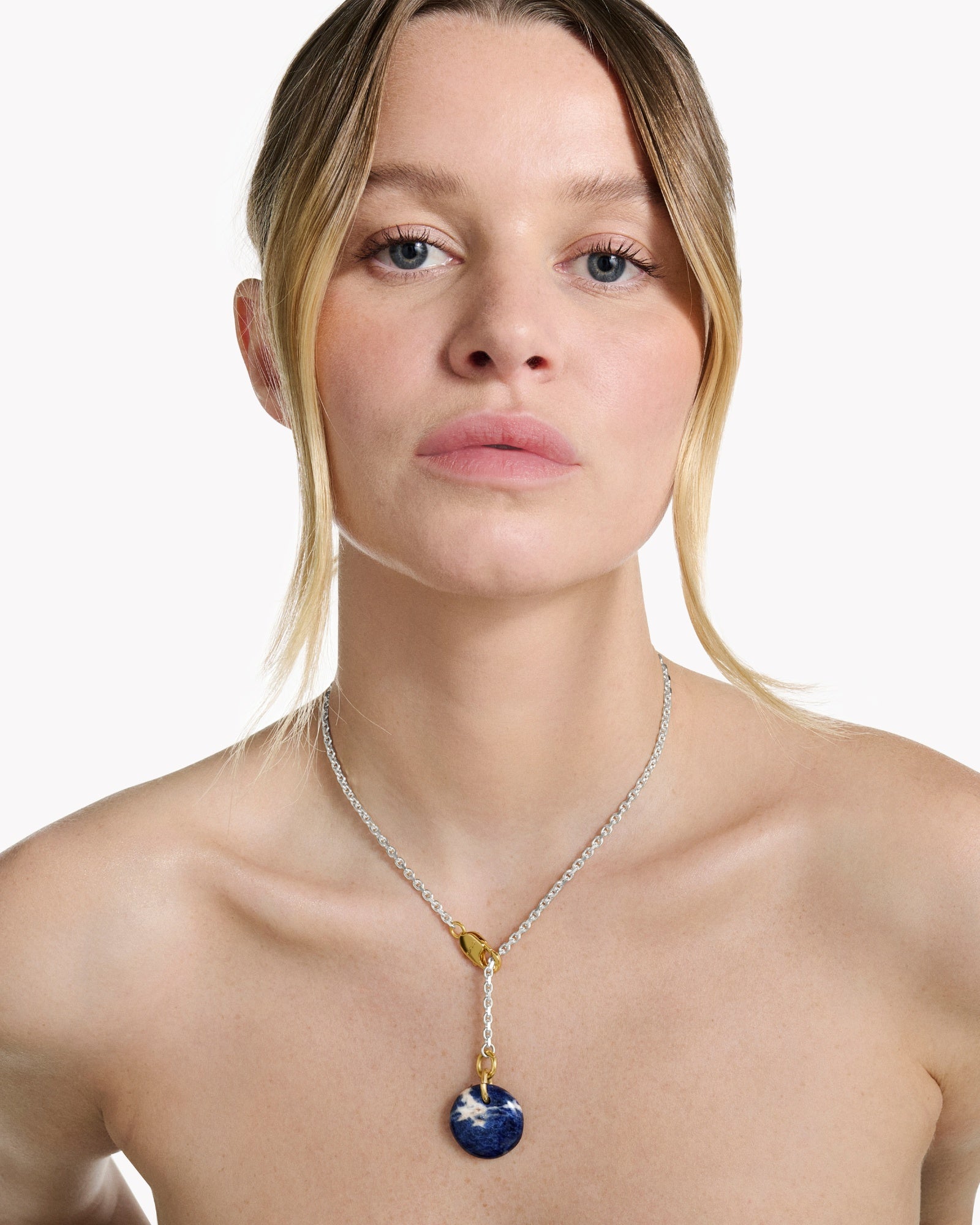 Necklace Cabochon Sodalite - Sakura