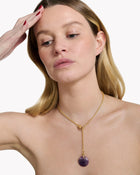 Necklace Cabochon Amethyst - Sakura