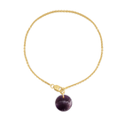 Necklace Cabochon Amethyst - Sakura