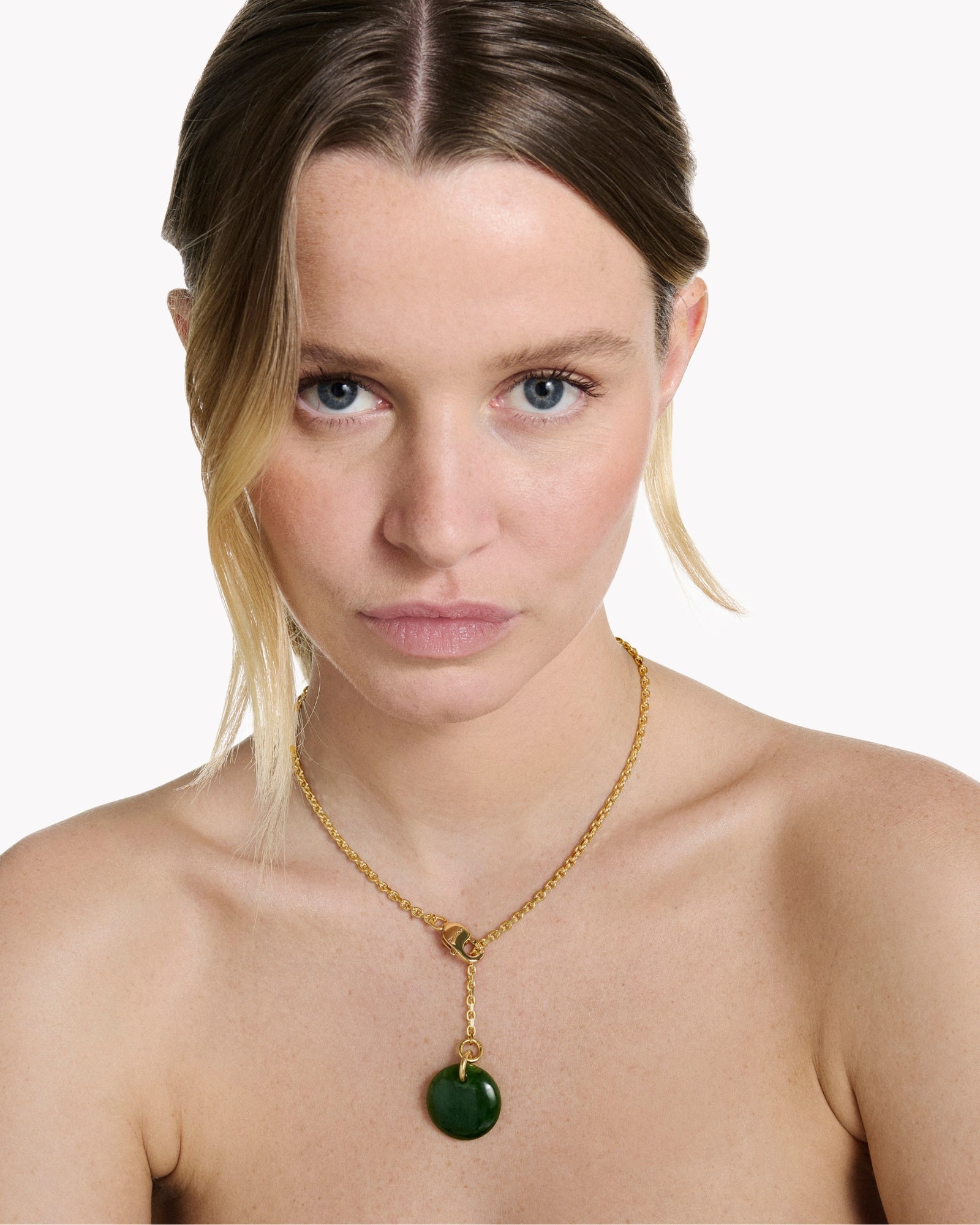 Necklace Cabochon Jade - Sakura