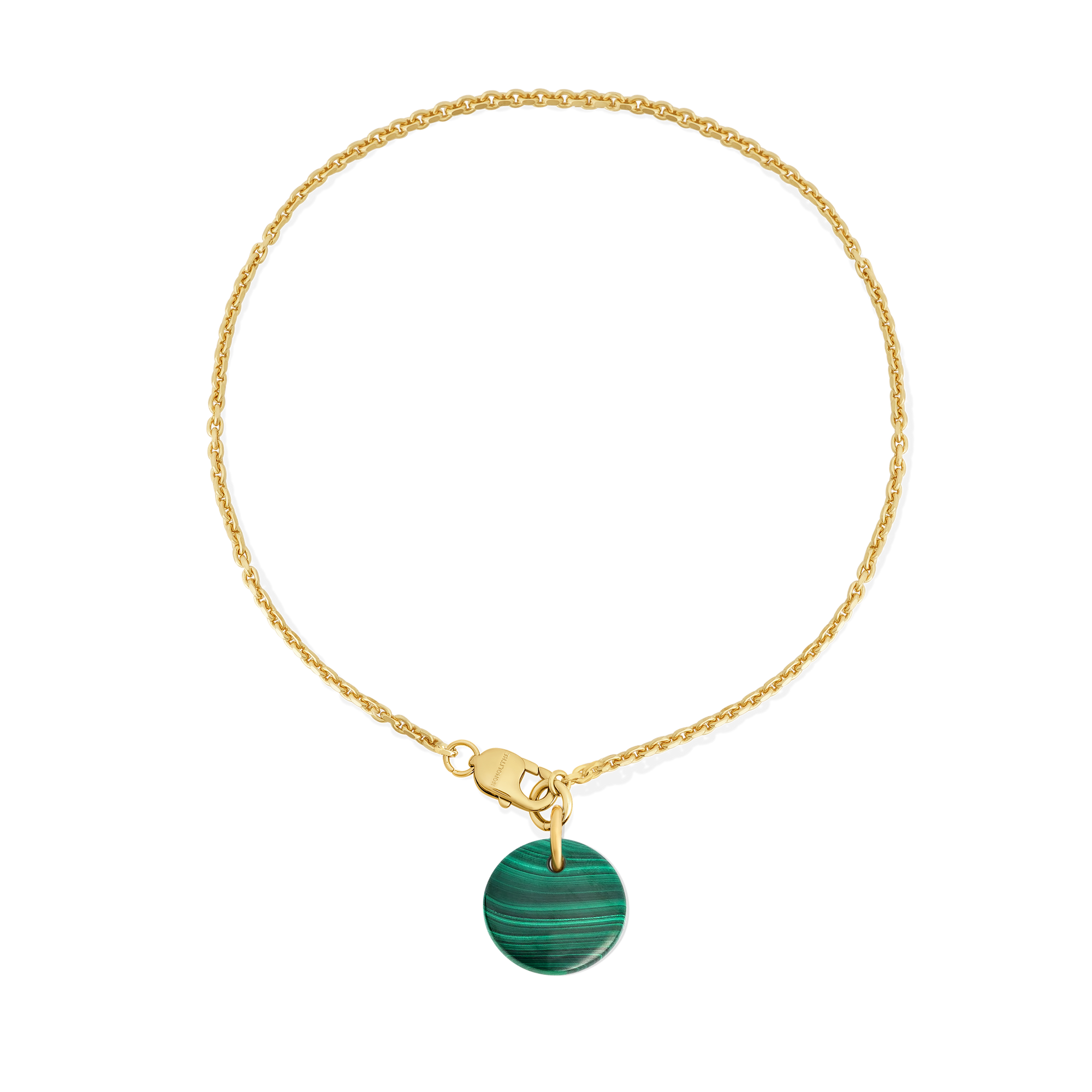 Necklace Cabochon Malachite - Sakura