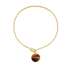Necklace Cabochon Tiger's Eye - Sakura 