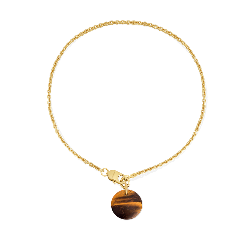Collier Cabochon Oeil de Tigre - Sakura