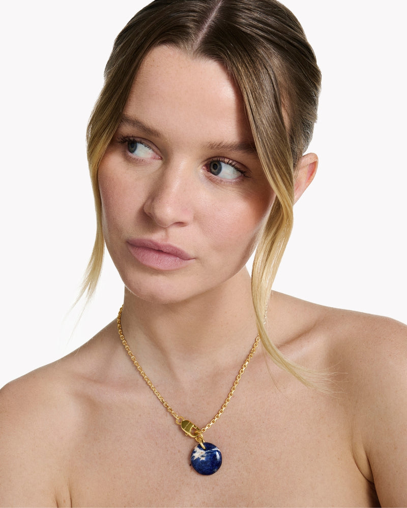 Collier Cabochon Sodalite - Sakura