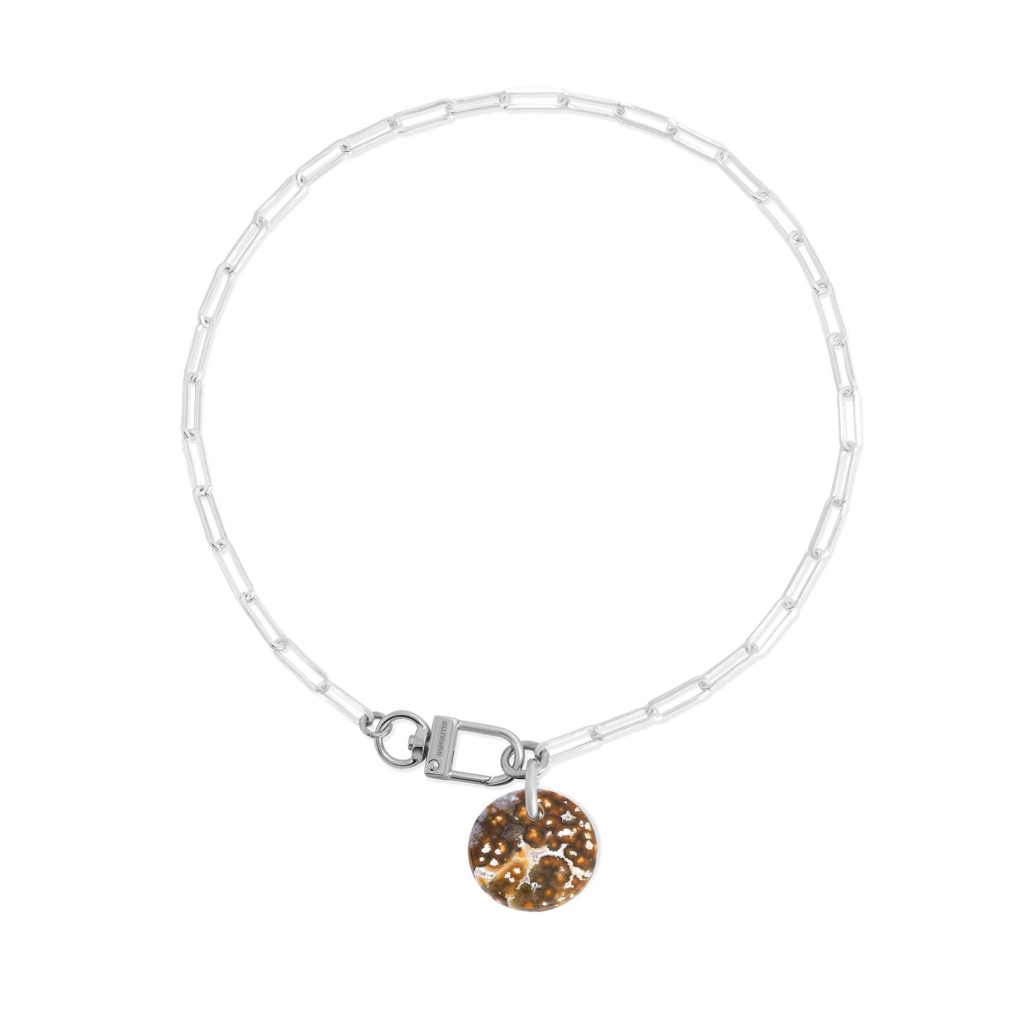 Necklace Cabochon Ocean Jasper - Tadao 