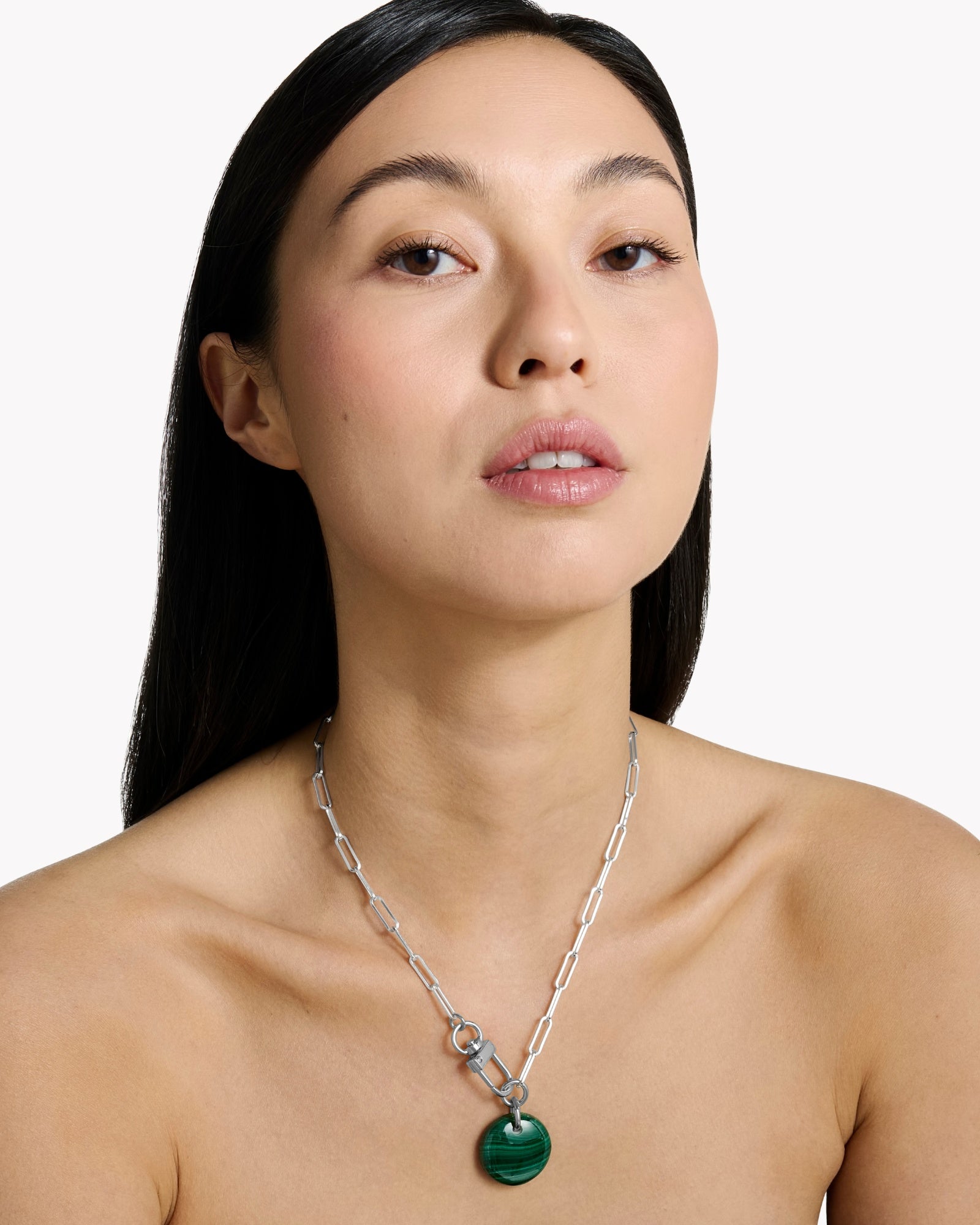 Necklace Cabochon Malachite - Tadao