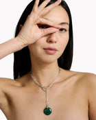 Necklace Cabochon Malachite - Tadao