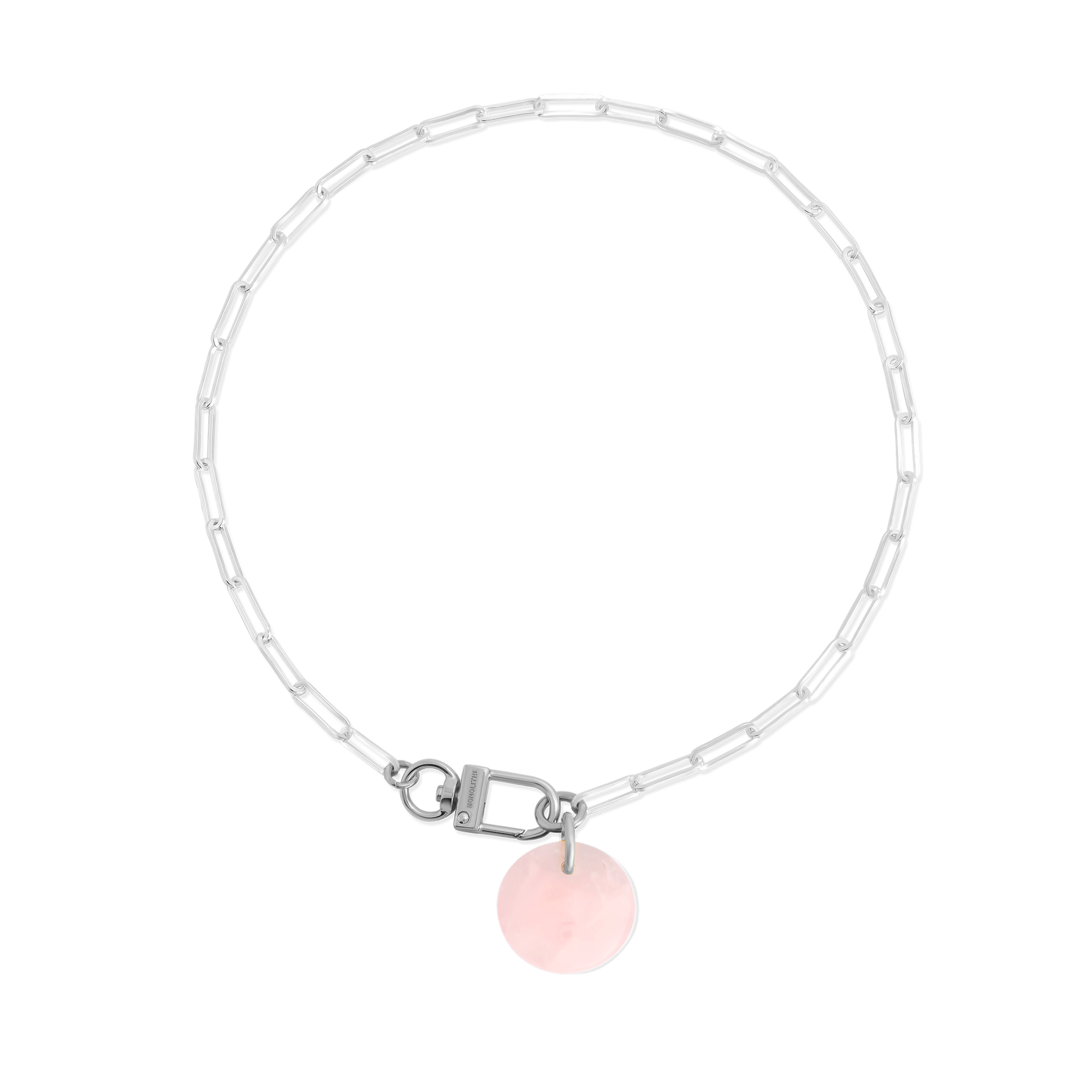 Necklace Cabochon Rose Quartz - Tadao