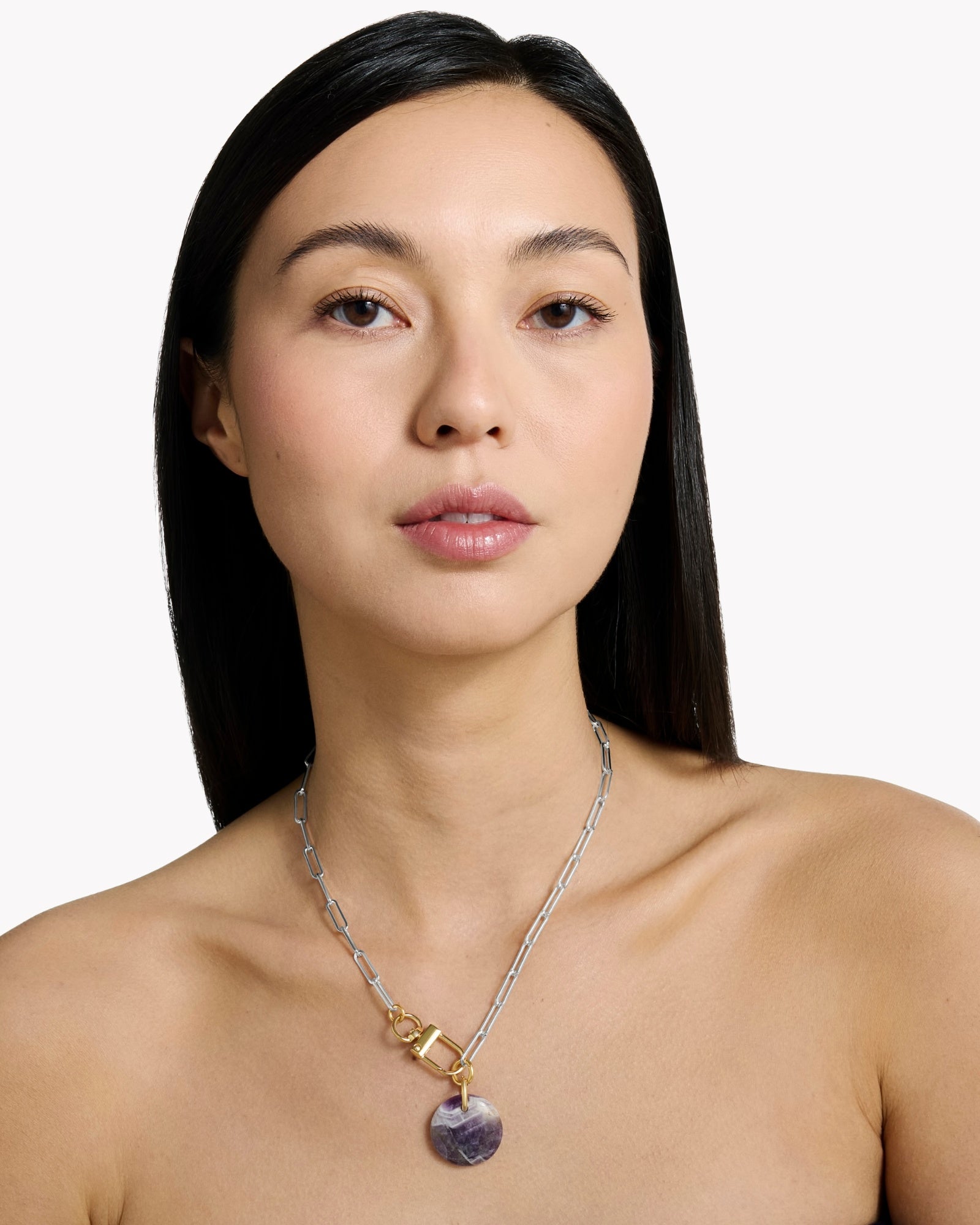 Necklace Cabochon Amethyst - Tadao