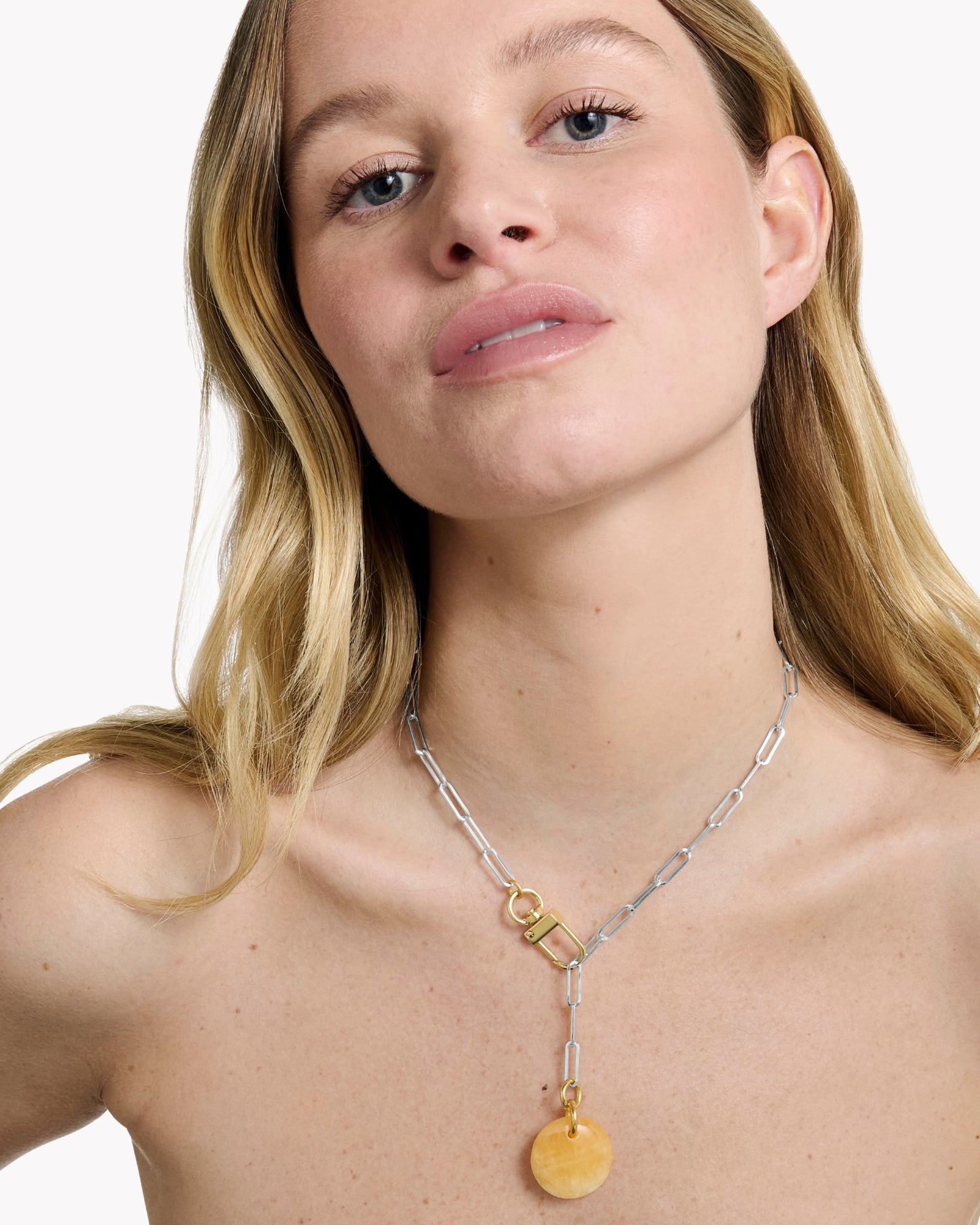 Collier Cabochon Calcite - Tadao