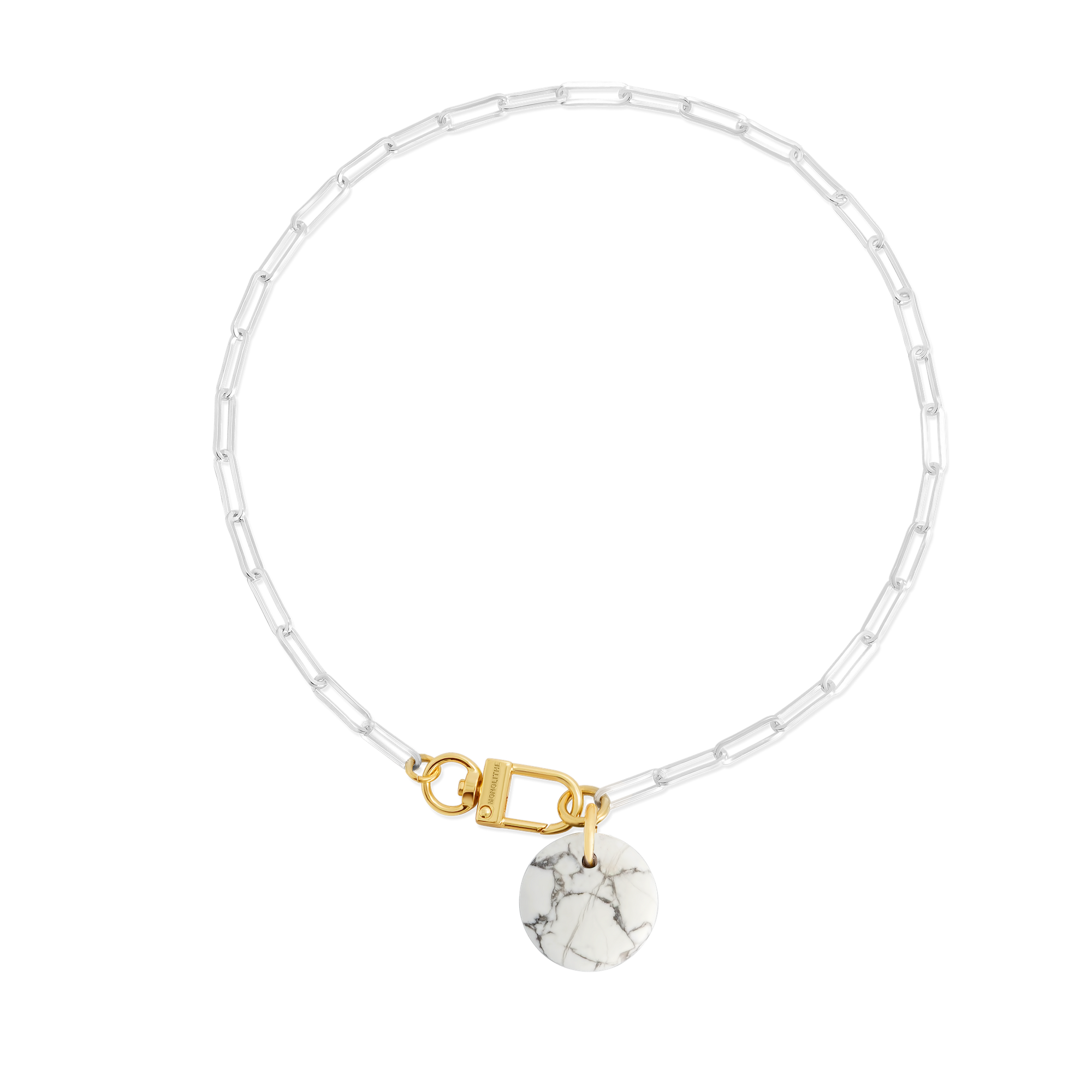 Necklace Cabochon Howlite - Tadao