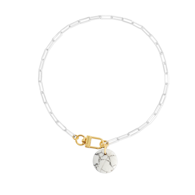 Necklace Cabochon Howlite - Tadao