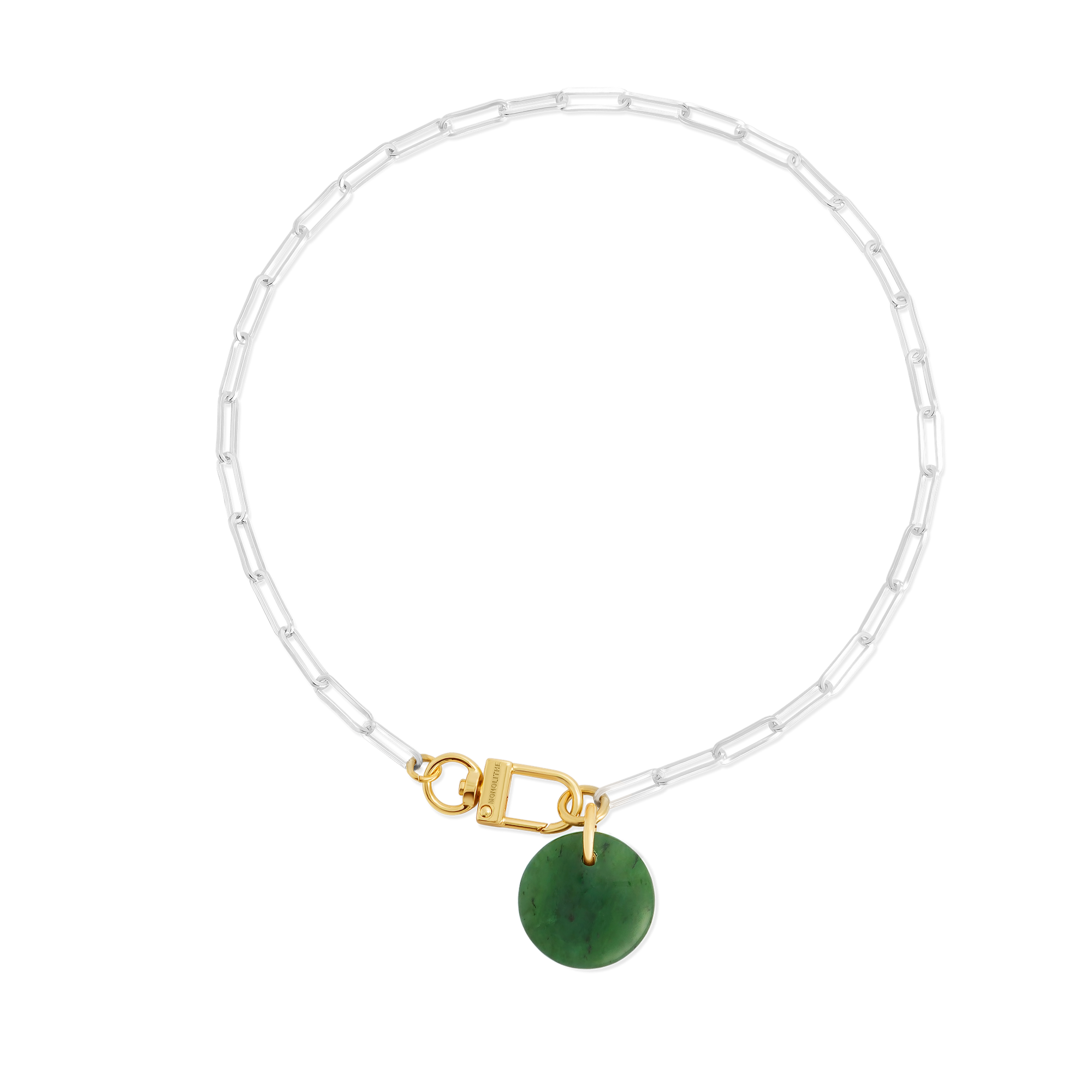 Necklace Cabochon Jade - Tadao