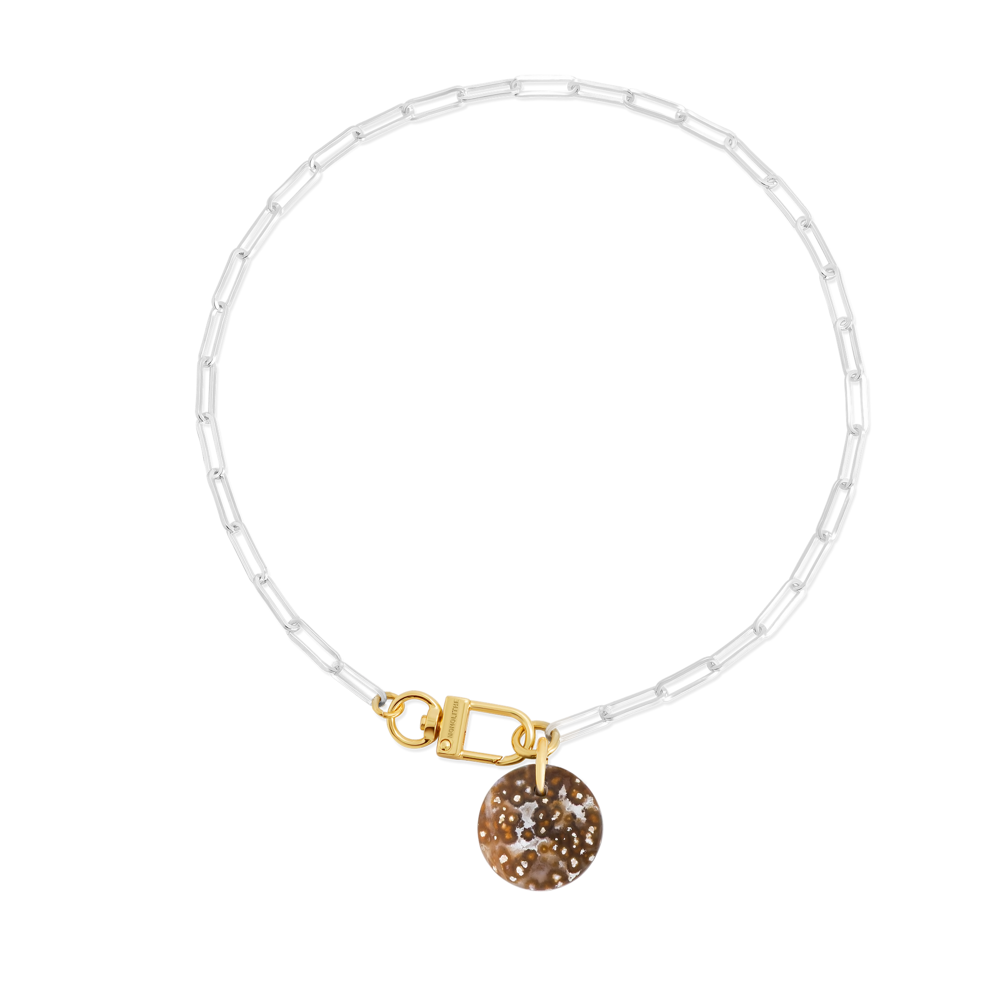 Necklace Cabochon Ocean Jasper - Tadao 