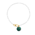 Necklace Cabochon Malachite - Tadao