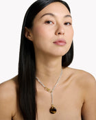 Necklace Cabochon Tiger's Eye - Tadao 