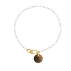 Necklace Cabochon Tiger's Eye - Tadao 