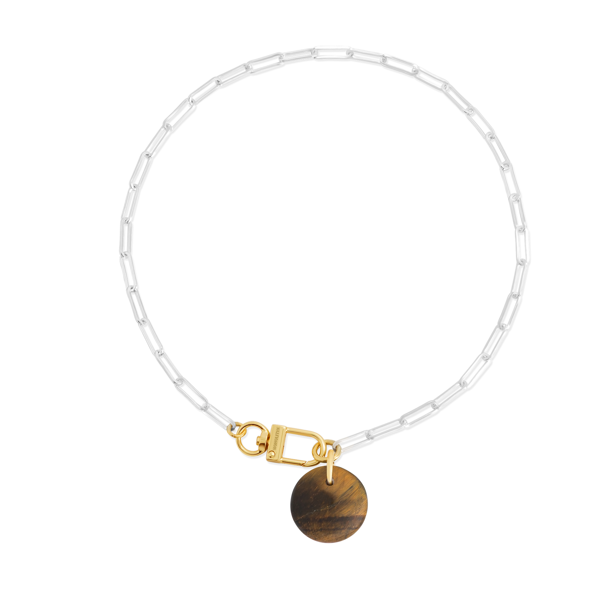 Necklace Cabochon Tiger's Eye - Tadao 