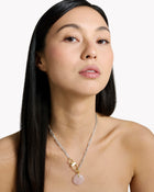 Necklace Cabochon Rose Quartz - Tadao