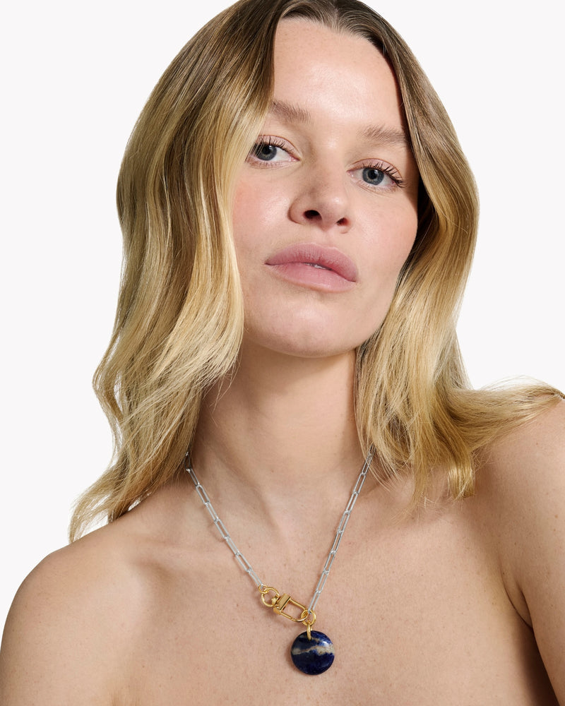 Collier Cabochon Sodalite - Tadao