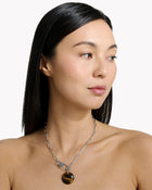 Necklace Cabochon Tiger's Eye - Tadao 