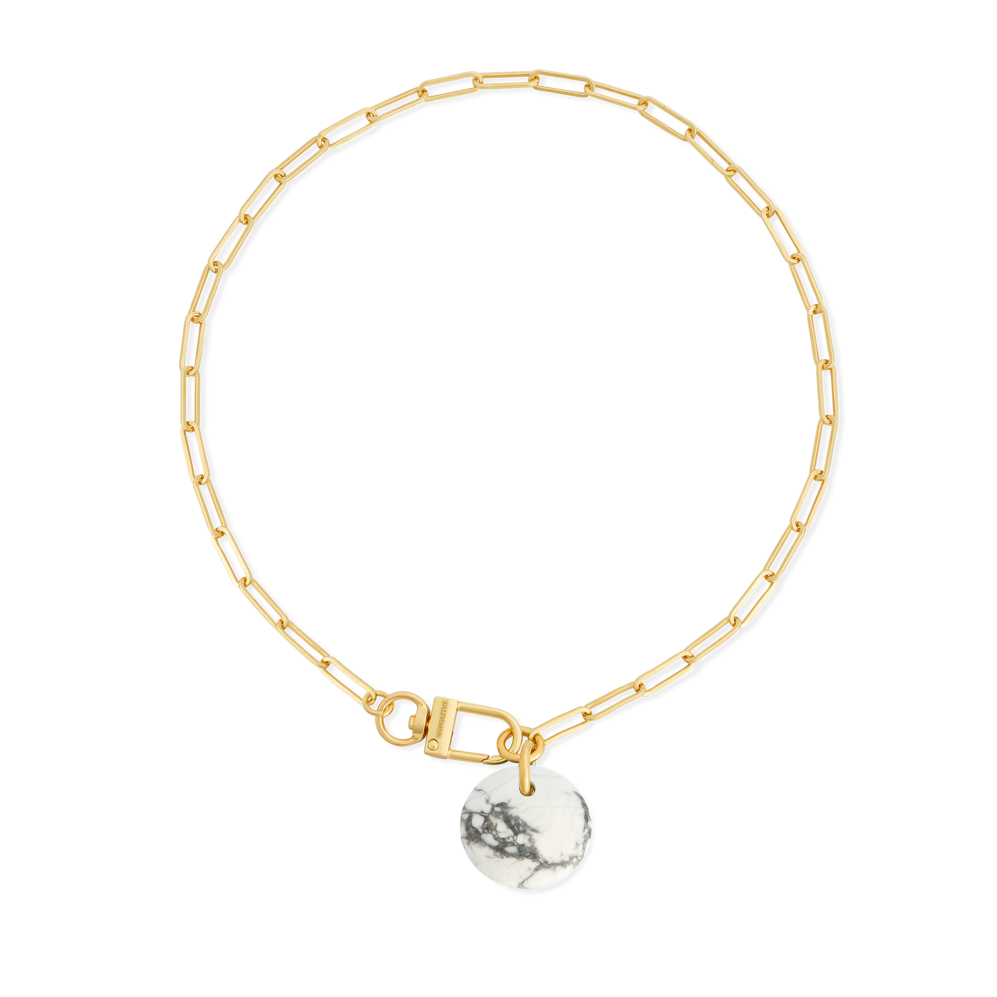 Necklace Cabochon Howlite - Tadao