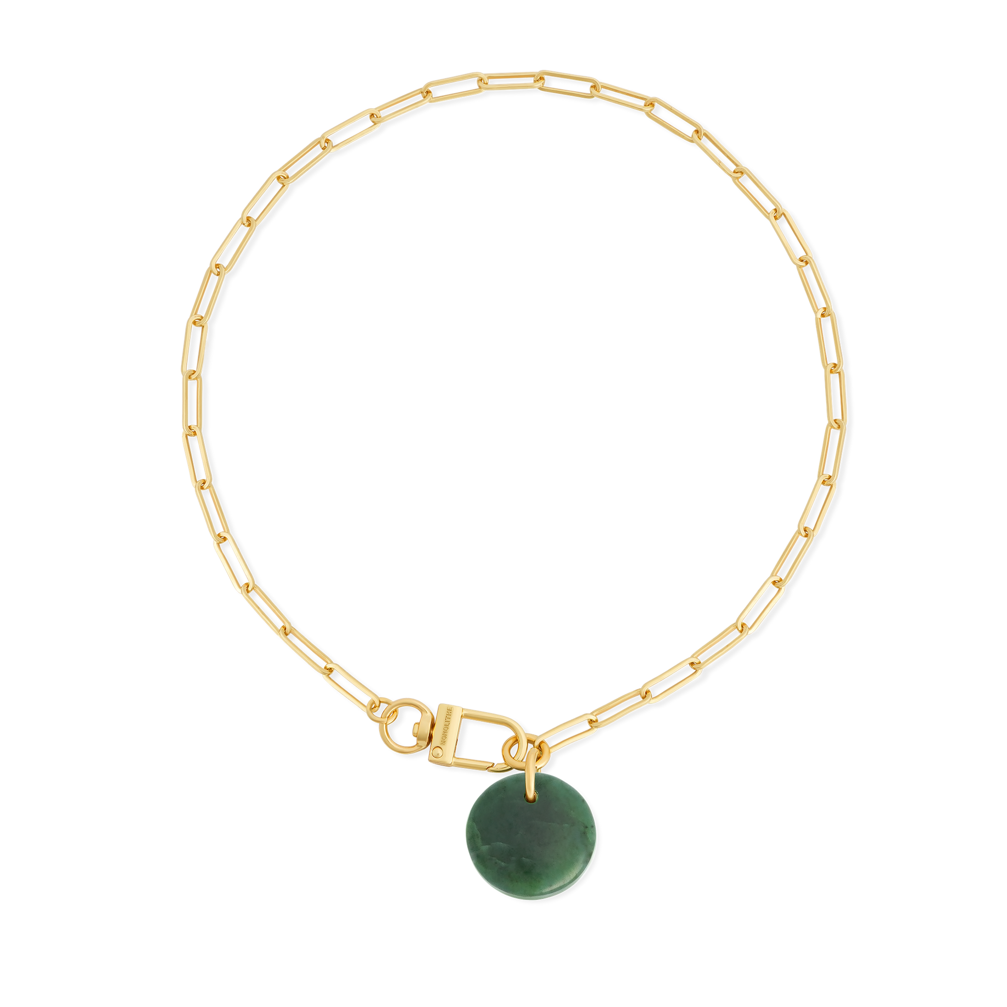 Necklace Cabochon Jade - Tadao