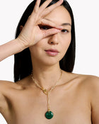 Necklace Cabochon Malachite - Tadao