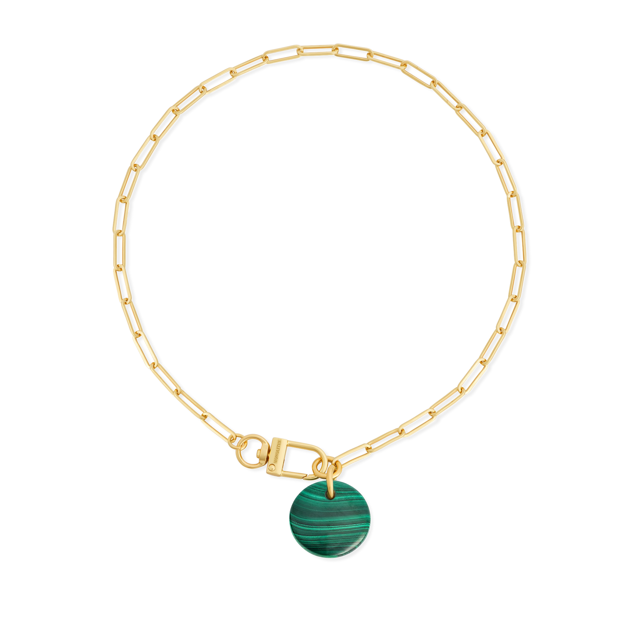 Necklace Cabochon Malachite - Tadao