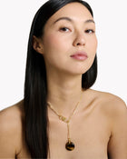 Necklace Cabochon Tiger's Eye - Tadao 