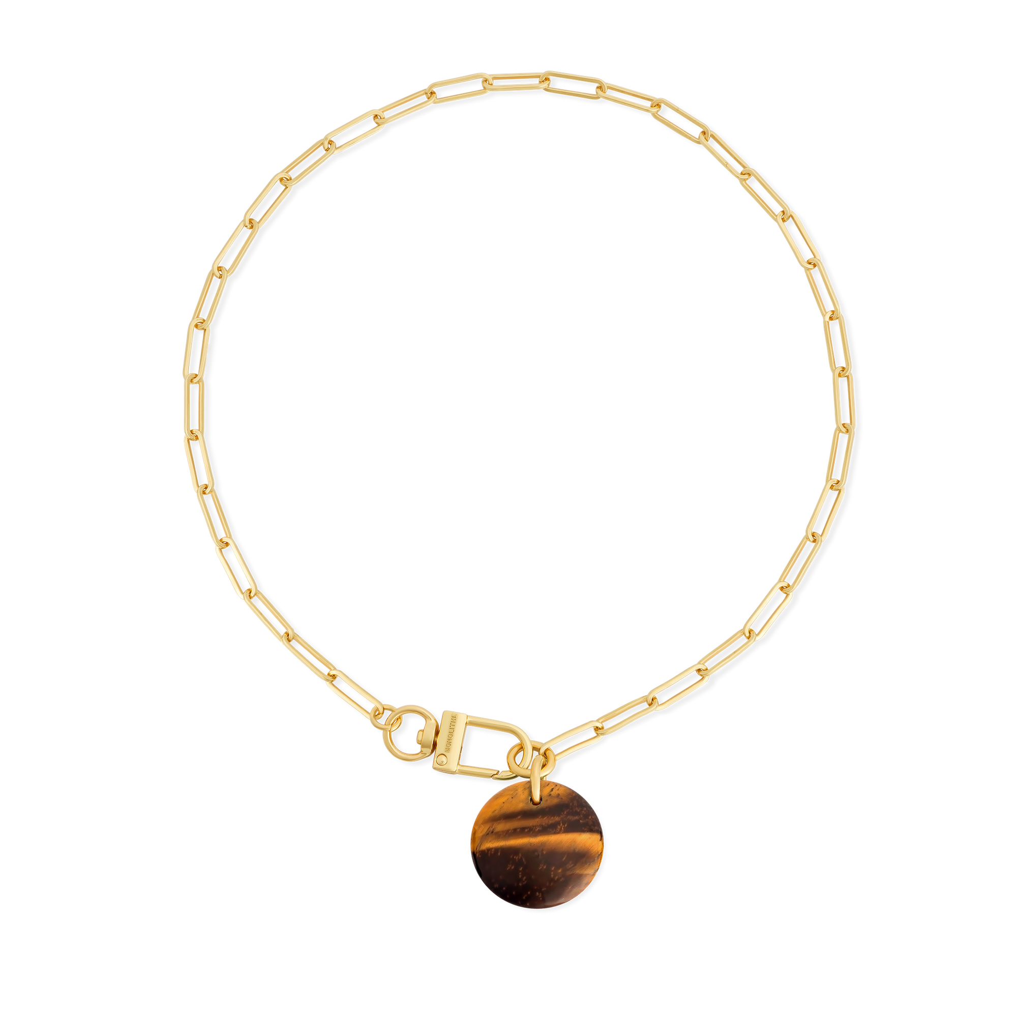Necklace Cabochon Tiger's Eye - Tadao 