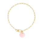 Necklace Cabochon Rose Quartz - Tadao