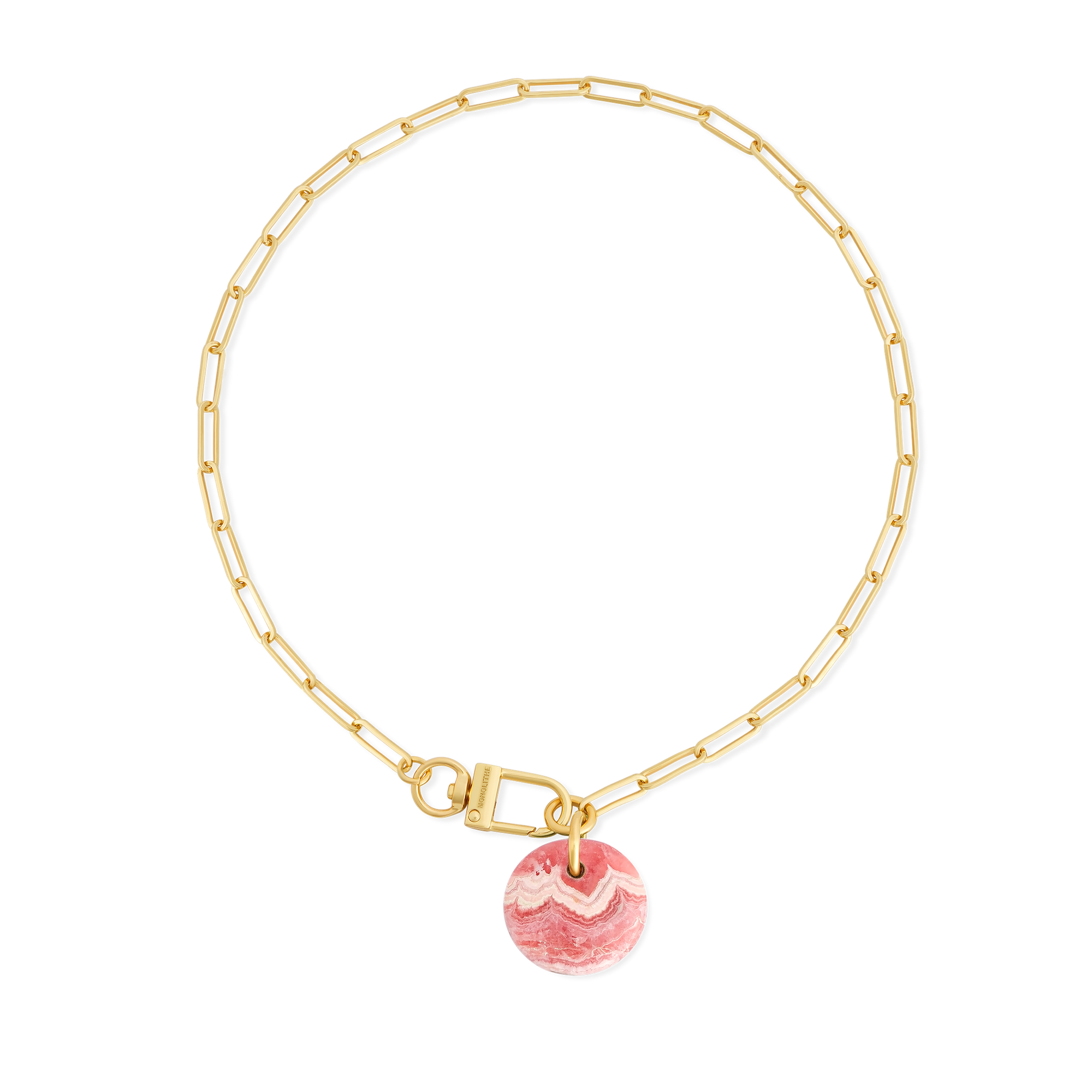 Necklace Cabochon Rhodocrosite - Tadao