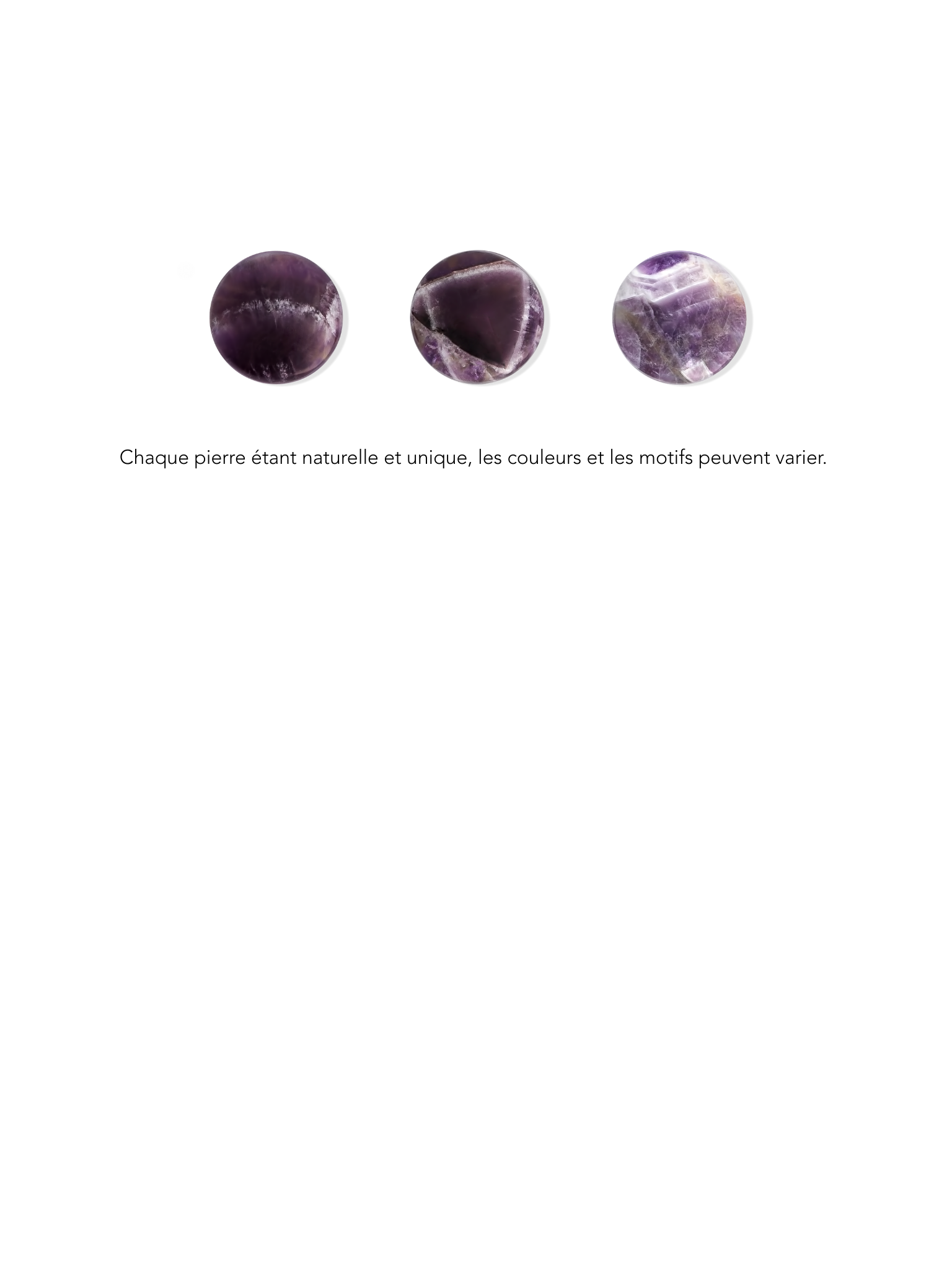 Necklace Cabochon Amethyst - Maru