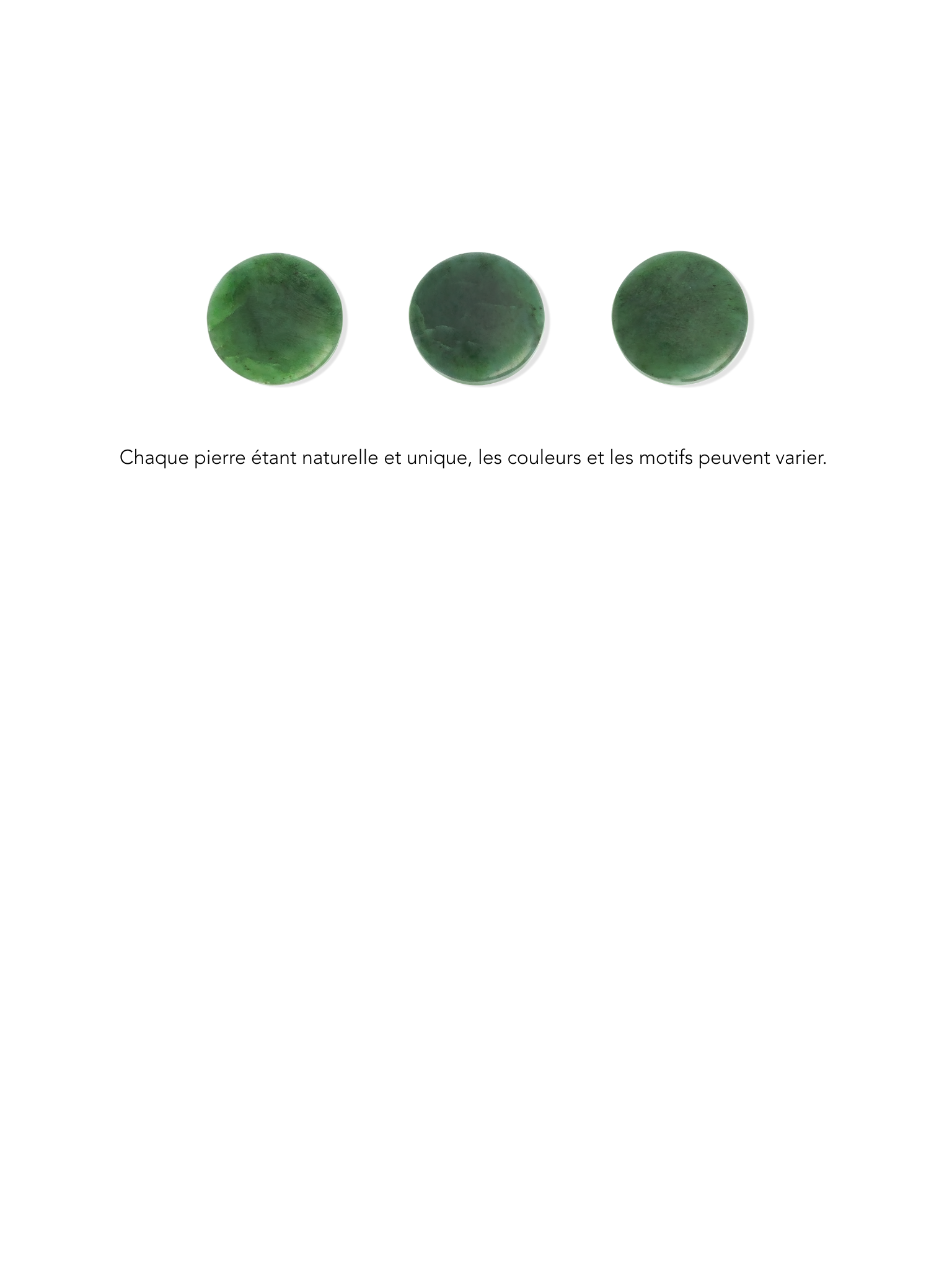 Necklace Cabochon Jade - Maru