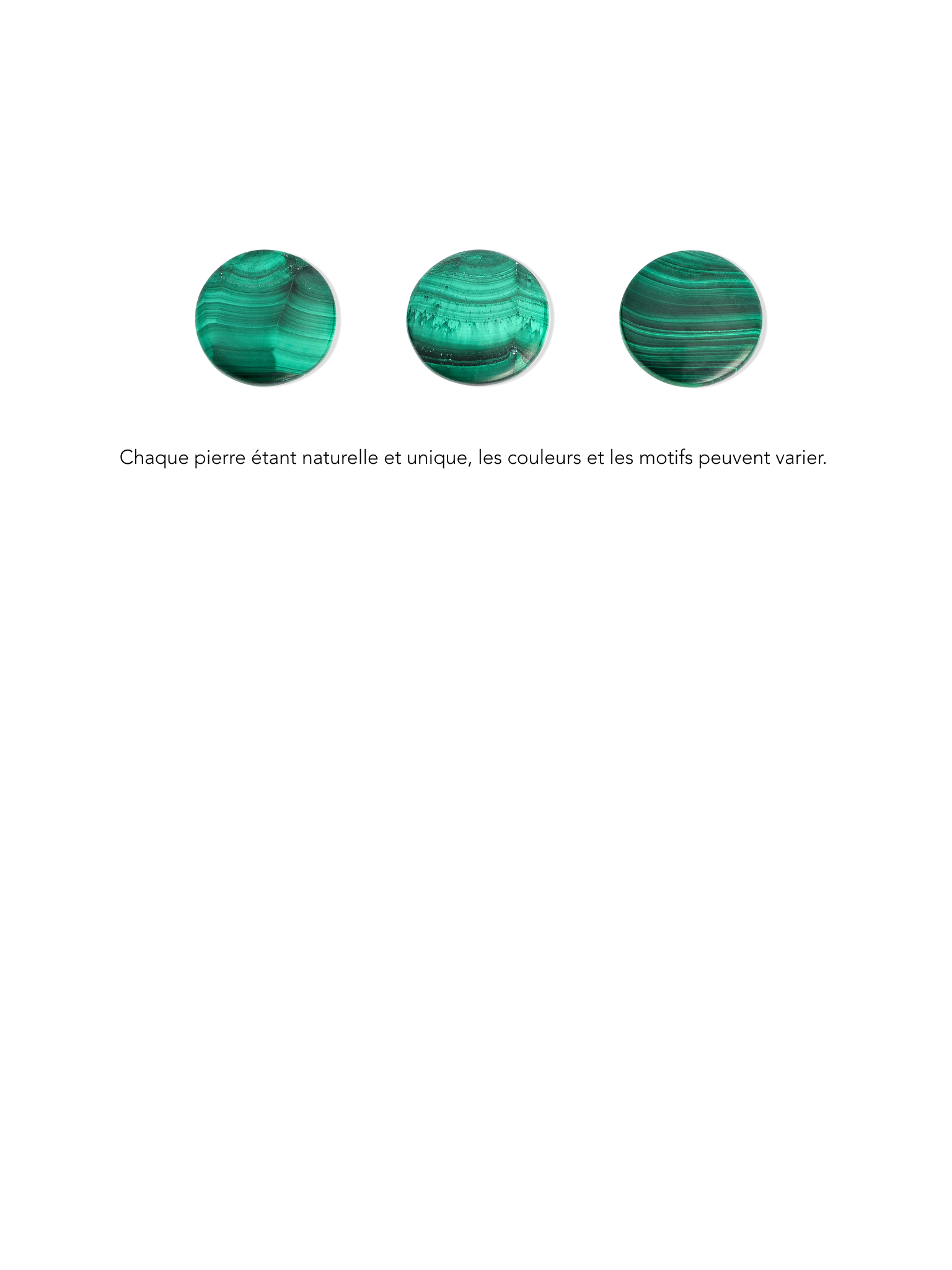 Necklace Cabochon Malachite - Maru