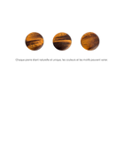 Necklace Cabochon Tiger's Eye - Sakura 