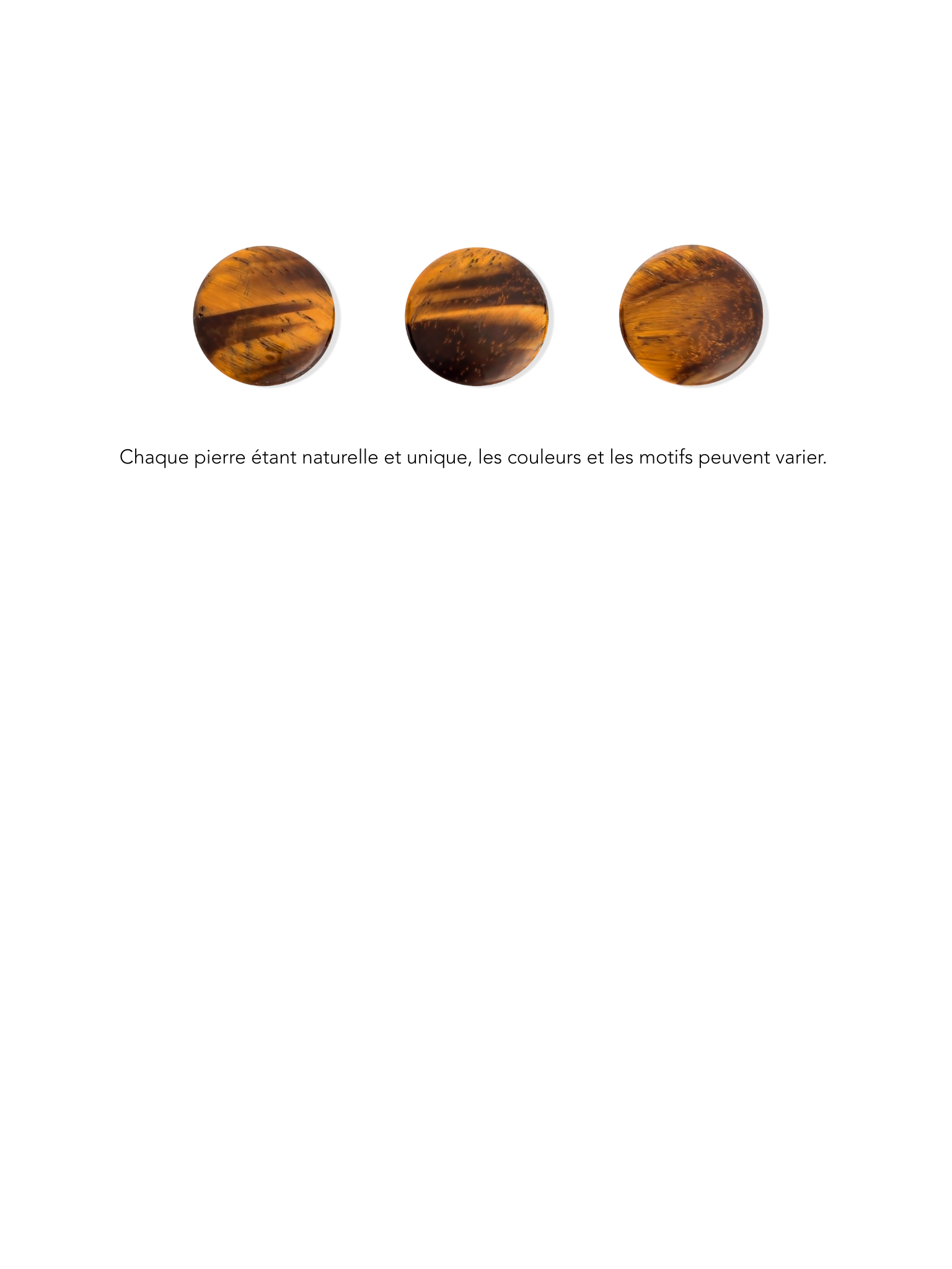 Necklace Cabochon Tiger's Eye - Sakura 