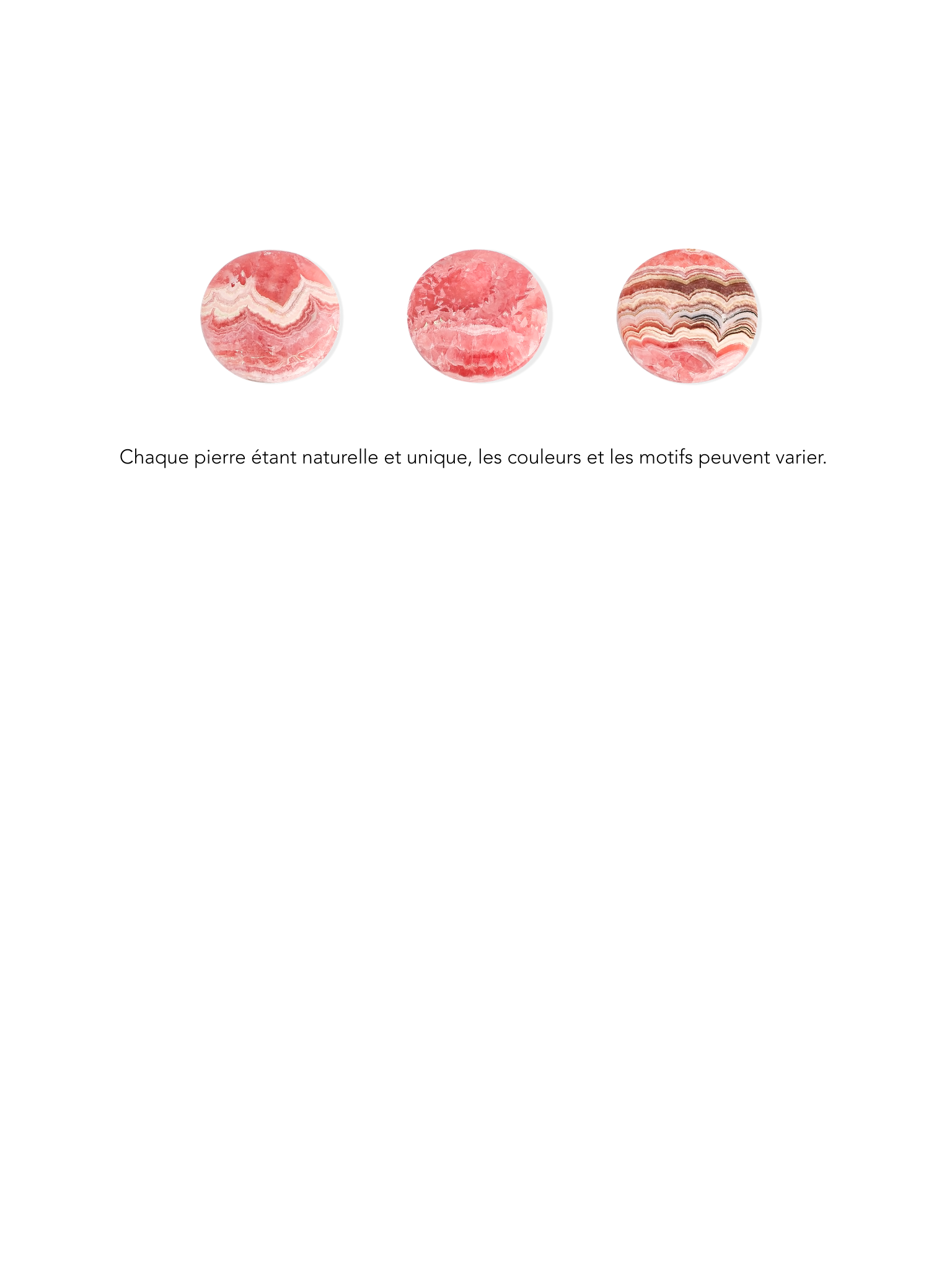 Necklace Cabochon Rhodocrosite - Maru